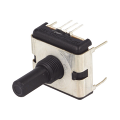 SYSCOM Potenciómetro Cuadrado de 22 mm, 100k Ohm, 3/4 Watt, 1 Vuelta, para Montaje en Panel del Monitor de Servicio R2600-D. MOD: PCW1J-C28-KAB104L