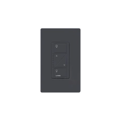 LUTRON ELECTRONICS (Caseta Wireless) Atenuador de pared. Aumenta/Disminuye Intensidad de Iluminación. No requiere cable neutro. 150W LED / 600W INC/HAL PD6WCLBL