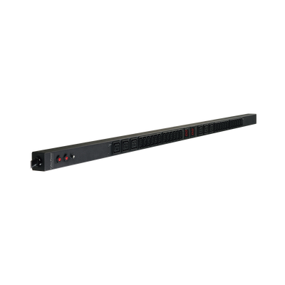 CYBERPOWER PDU Medible, Para Distribución de Energía, Entrada 200-230 NEMA L6-30P, Con 24 Tomas C13 Y 6 Tomas C19, de Instalación Vertical MOD: PDU30MVHVT30F