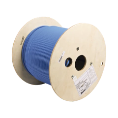 PANDUIT Bobina de Cable Blindado F/UTP de 4 Pares, Cat6A, Soporte de Aplicaciones 10GBase-T, LSZH (Libre de Gases Tóxicos), Color Azul, 305m MOD: PFL6X04BU-CEG