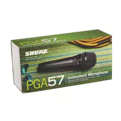 Shure PGA57-XLR Micrófono dinámico para instrumento - Modelo Shure, Ideal para grabaciones en vivo y estudio, Patrón polar cardioide ofreciendo un excelente rechazo fuera del eje. - La Mejor Opcion by Creative Planet