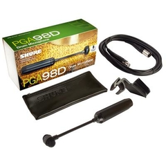 Shure PGA98D-XLR Micrófono condensador para Batería - Modelo PGA98D-XLR - Captura sonidos de baterías de manera clara y precisa - Diseñado para músicos exigentes. - La Mejor Opcion by Creative Planet