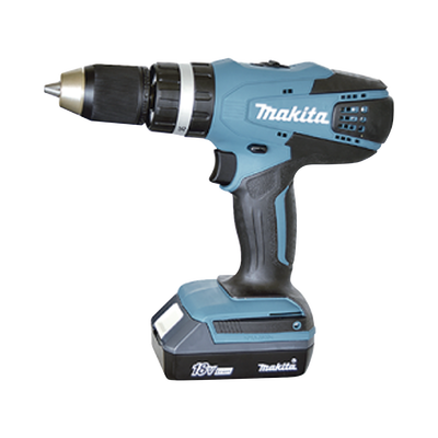 MAKITA Rotomartillo atornillador inalámbrico de 1/2” de 18 volts baterías de litio-ion, juego de puntas de atornillar MOD: PH02X2
