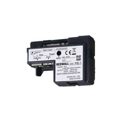 OPTEX CODIFICADOR POE IP para las series REDWALL SIP, REDSCAN (RLS3060), REDBEAM MOD: PIE1