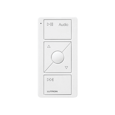 LUTRON ELECTRONICS Control PICO 3 botones, control de audio, integrable con SONOS u otras marcas. MOD: PJ23BRLGWHA02