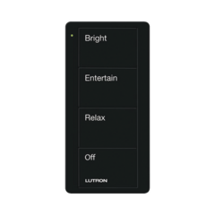 LUTRON ELECTRONICS Control remoto inalambrico PICO, con escenas predefinidas para espacio en sala.. MOD: PJ24BGBLP03