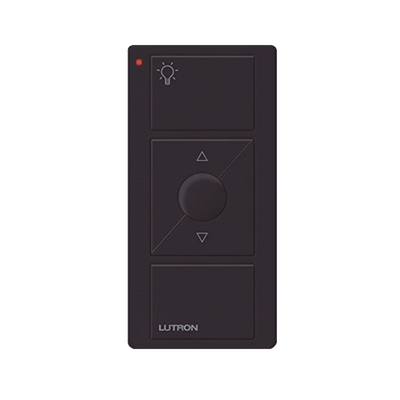 LUTRON ELECTRONICS Control remoto inalambrico con 3 botones encender/apagar, subir/bajar intensidad, complemente con un atenuador o switch on/off MOD: PJN3BRLGBLL01