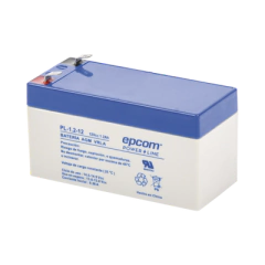 EPCOM POWERLINE Batería de respaldo / 12 V, 12 Ah / UL / Tecnología AGM-VRLA / Para uso en equipo electrónico Alarmas de intrusión / Incendio/ Control de acceso / Video Vigilancia / Terminales F2. PL-1.2-12 - buy online