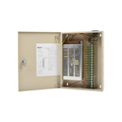 EPCOM POWERLINE Fuente de alimentación para 12 Vcc, 20 A, 18 salidas; Voltaje de entrada : 100-240 Vca, con capacidad de respaldo, requiere batería MOD: PL12DC20A