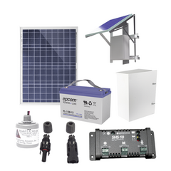 EPCOM POWERLINE Kit Solar de 12 Vcc para alimentar energizador de cerca electrificada PL12K - buy online
