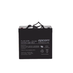 EPCOM POWERLINE Batería de respaldo / 12 V, 75 Ah / UL / Tecnología AGM-VRLA / Retardante a la flama / Para uso Uso en: Aplicaciones fotovoltaicas / Terminales tipo M6. PL-5512-FR