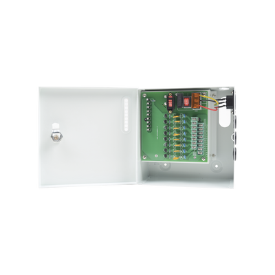 EPCOM POWERLINE Fuente de Alimentación Profesional de 24 Vca @ 8 Amper / Soporta 8 Cámaras / Voltaje de Entrada 110 Vca PLK-24-AC-8A