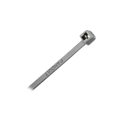 PANDUIT Cincho de Naylon 6.6, Color Gris, 290 mm (11.4in) de largo, sección transversal intermedia, 1000pz MOD: PLT3I-M8