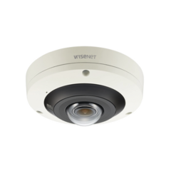 Hanwha Techwin Wisenet Fisheye Interior 12 Megapixel / WDR 120dB / PTZ Digital 16X / Mapa de Calor y Conteo de Personas MOD: PNF-9010R