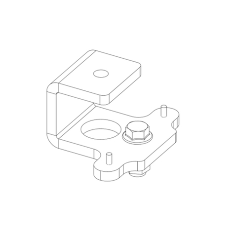 Nexo NEXO PNI-CLADAPT Adaptador de techo, para su uso con HBRK/VBRK MOD: PNI-CLADAPT