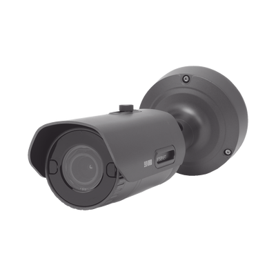 Hanwha Techwin Wisenet Camara IP Bala 4K Auto-Seguimiento Digital H.265 Lente Motorizado 4.5 a 10 mm MOD: PNO-9080R