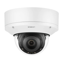 Hanwha Techwin Wisenet Cámara Domo 2MP con IA, Antivandalica / Lente Motorizado de 4.38 A 9.33mm / P-Iris, WDR 120dB / Ranura SD / IP66 IP67 IP6K9K IK10+ NEMA4X MOD: PNV-A6081R
