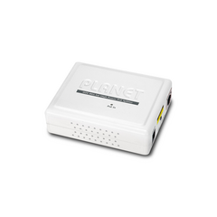PLANET Divisor de Voltaje PoE 802.3at a 12/24 Vcc, Puerto Gigabit 10/100/1000 Mbps MOD: POE-162S