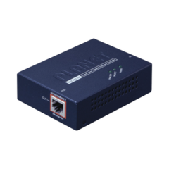 PLANET Extensor PoE, Hasta 100 m, Entrada PoE Gigabit 802.3at y Salida PoE Gigabit 802.3af/at, POE-E201
