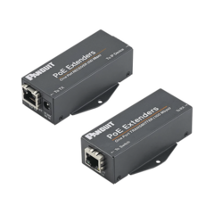 PANDUIT Kit de Extensor PoE/PoE+, Hasta 610 Metros (2000 ft) con Cable Cat5e o Cat6, 10/100Mbps, Incluye Transmisor, Receptor y Fuente de Alimentación MOD: POEXKIT1