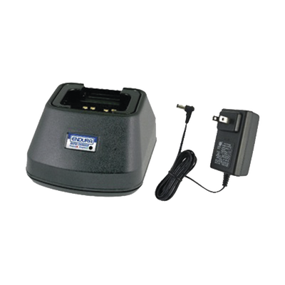 POWER PRODUCTS Cargador rápido de escritorio para radios Motorola EP350 y para batería PMNN4080R/4080LIXT MOD: PP-C-EP350