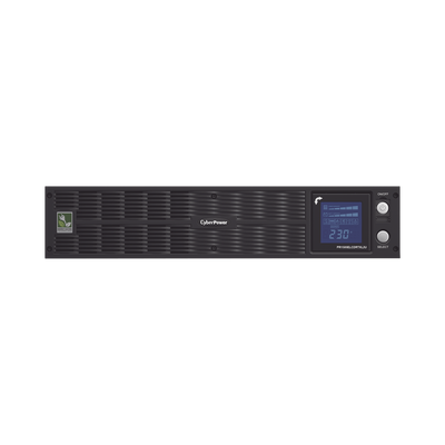 CYBERPOWER UPS de 1500 VA/1125 W, Topología Línea Interactiva, Entrada 220 Vca Tipo C14, Onda Senoidal Pura, Torre o Rack de 2 UR, Con 10 Tomas C13 de 220 Vca MOD: PR1500ELCDRTXL2UP