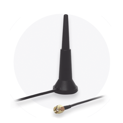 TELTONIKA Antena WiFi Doble Banda SMA, 3 dBi, Magnetica, cable 1.5M MOD: PR1KRD30