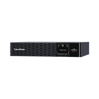 CYBERPOWER UPS de 2200 VA/2200 W, Topología Línea Interactiva, Entrada 220 Vca Tipo C20, Onda Senoidal Pura, Torre o Rack de 2 UR, Con 6 Tomas C13 y 2 C19 de 220 Vca MOD: PR2200ERTXL2U