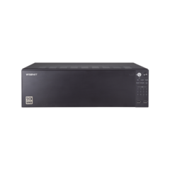 Hanwha Techwin Wisenet NVR de 64 canales / Soporta grabación hasta 12MP / H.265 & Wisestream / Capacidad de procesamiento 400Mpbs / 4 Puertos de Red / Función ARB y Failover MOD: PRN-4011