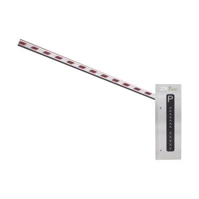 ZKTECO Barrera vehicular SERVOMOTOR (10 MILLONES DE CICLOS) DERECHO con brazo de 4.5 metros (BRAZO iluminado incluido) MOD: PROBG3045RLED