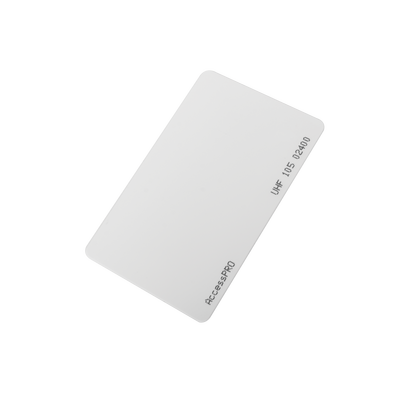 AccessPRO Tarjeta RFID UHF / EPC GEN2 / ISO 18000 6C / PET No imprimible / Incluye porta tarjeta MOD: PROCARD-X