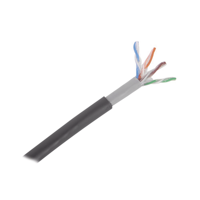 LINKEDPRO BY EPCOM Retazo de cable de 165m, Cat5E, con gel, para intemperie, doble forro extrema humedad, bajo tierra, UL, color negro para aplicaciones en CCTV, y redes de alta velocidad. MOD: PRO-CAT-5E-GELX*165MTS