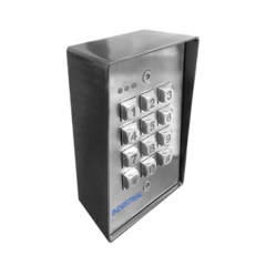 AccessPRO Industrial Teclado exterior/interior antivandálico, 3 relevadores, salida wiegand, 1200 usuarios MOD: PRO-KEYPAD-1V2