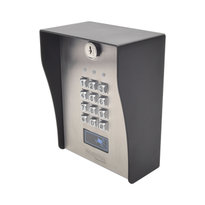 AccessPRO Teclado exterior/interior antivandálico, 3 relevadores, 50 códigos de visitantes, 1200 usuarios MOD: PROKVISITOR