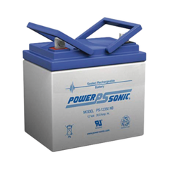 POWER SONIC Batería Ácido de Plomo, Sellada, Recargable, 12V, 33AH, 5 Años Vida Útil, Terminales tipo NB, Reconocida UL PS-12330-NB