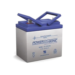 POWER SONIC Batería Ácido de Plomo, Sellada, Recargable, 12V, 33AH, 5 Años Vida Útil, Terminales tipo NB3, Reconocida UL PS-12330-NB3 - comprar en línea