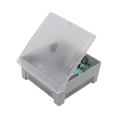 EPCOM POWERLINE Fuente de Alimentación con Gabinete de 4 Salidas de 11 - 15 Vcc / 5 Amper / Voltaje de Entrada: 96 - 264 Vca / Soporta Protección contra Sobrecorriente de Salida, Protección contra Cortocircuito / Led Indicador PS12DC4P