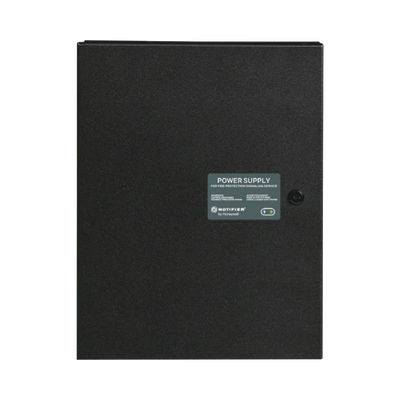 NOTIFIER Fuente de Alimentación Remota NOTIFIER / 10 Amperes / 3 Entradas / 7 Salidas NAC o Auxiliar de 24 Vcc / Gabinete Negro PSE-10