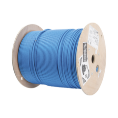 PANDUIT Bobina de Cable Blindado S/FTP de 4 pares, Cat7, Inmune a Ruido e Interferencias, LSZH (Bajo humo, Cero Halógenos), Color Azul, Bobina de 500 m MOD: PSL7004BU-CED