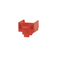 PANDUIT Kit de 10 Dispositivos para Bloquear Puertos RJ45, Color Rojo, Incluye Llave de Extracción MOD: PSL-DCJB