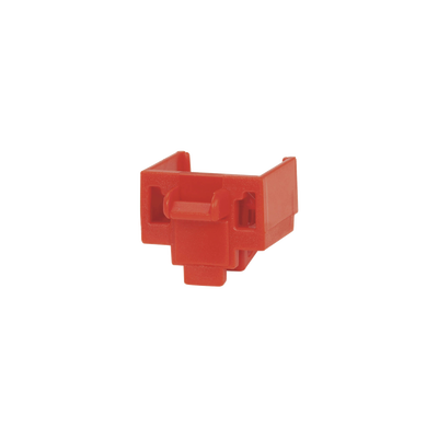 PANDUIT Kit de 10 Dispositivos para Bloquear Puertos RJ45, Color Rojo, Incluye Llave de Extracción MOD: PSL-DCJB