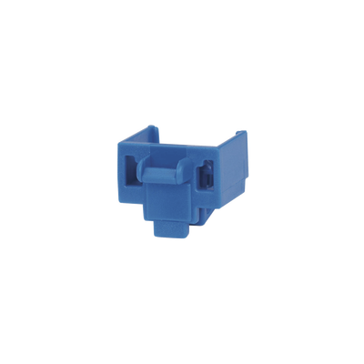 PANDUIT Kit de 10 Dispositivos para Bloquear Puertos RJ45, Color Azul, Incluye Llave de Extracción MOD: PSL-DCJB-BU