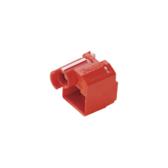 PANDUIT Kit de 10 Dispositivos para Impedir Desconexión de Plug RJ45, Color Rojo, Incluye Herramienta para Instalar/Retirar MOD: PSL-DCPLRX