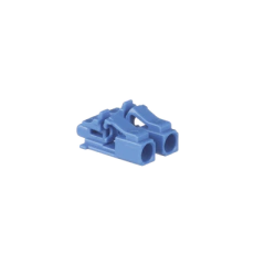 PANDUIT Kit de 10 Dispositivos para Bloquear Puertos de Fibra Óptica LC Duplex, Color Azul, Incluye Llave de Extracción MOD: PSL-LCAB-BU