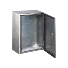 PRECISION Gabinete de Acero Inoxidable IP66 Uso en Intemperie (200 x 300 x 150 mm) con Placa Interna Galvanizada. MOD: PST-203015-INOX-B