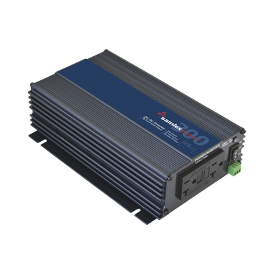 SAMLEX Inversor de corriente onda pura 300W, entrada 12 Vcc, salida 120 Vca 60 Hz MOD: PST-300-12
