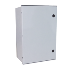 PRECISION Gabinete de Poliéster IP65 Uso en Intemperie (600 x 800 x 300 mm) con Placa Trasera Interior de Plástico (Incluye Chapa y Llave). MOD: PST-6080-30P