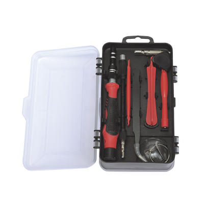 PRECISION Juego de Reparación de Pantallas o Dispositivos Electrónicos de Uso Fino con 115 piezas con Estuche de Almacenaje. MOD: PST-H020-04