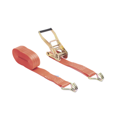 PRECISION Eslinga Sintética de 50 mm x 10 Metros. Con Gancho y Tensor Metálico. MOD: PST-S020-02