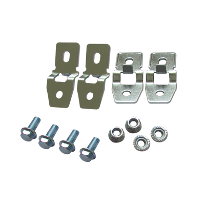 PRECISION Juego de 4 Pestañas Metálicas para Fijación a Pared de Gabinetes Línea PST. Incluye tornillo y tuerca. MOD: PST-WC-010